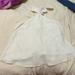 Pants Store Halter white neck top - NWT